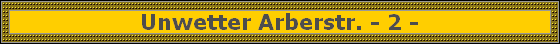 Unwetter Arberstr. - 2 -